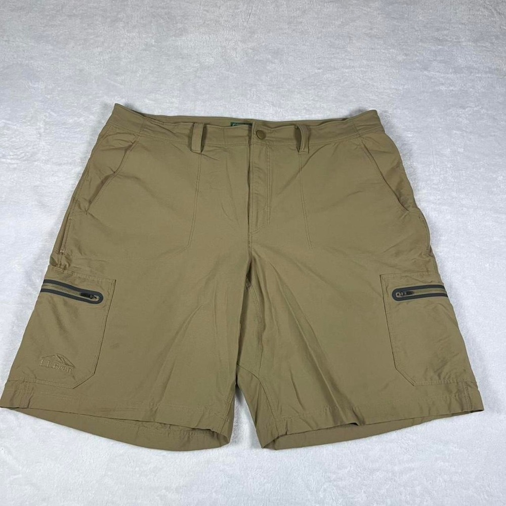 L.L Bean Khaki hiking shorts size 38" W